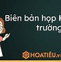 Họp Hội Đồng Sư Phạm Tháng 3