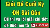 Toán Cao Cấp C1 Đại Học Sài Gòn